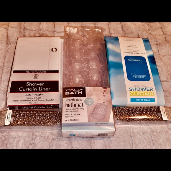 6 Piece NWT Shower Curtain Set. Original packaging - Picture 1 of 13